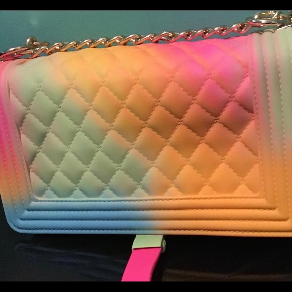Multi colored Purse never used